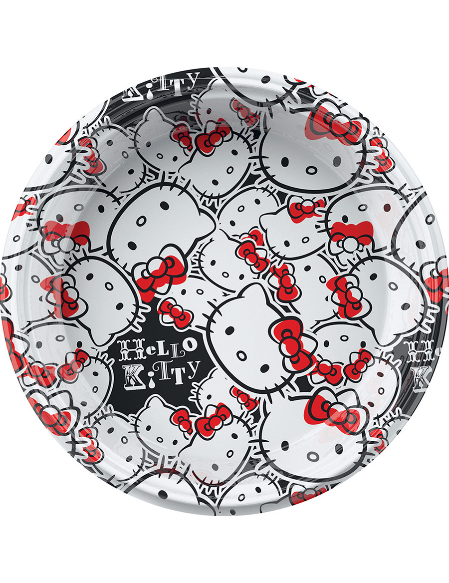 8 Assiettes plastique Hello Kitty fun
