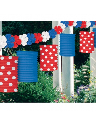 Guirlande lanternes papier USA
