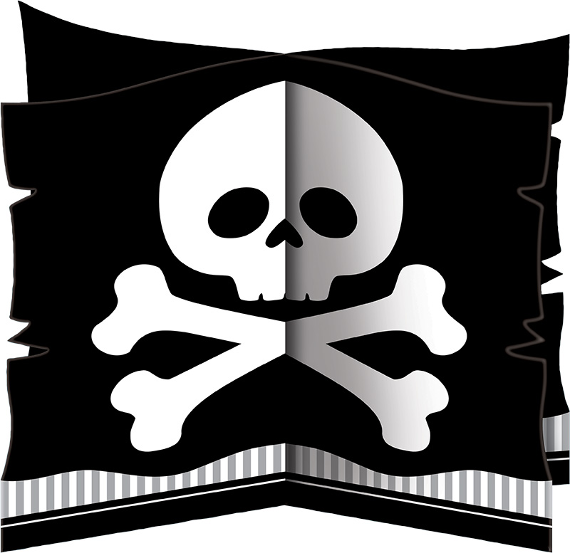 Centre de table Pirate Party