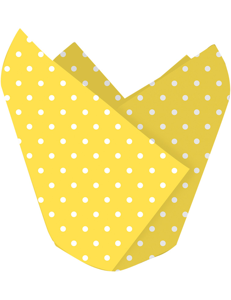 12 Moules muffin carton jaune