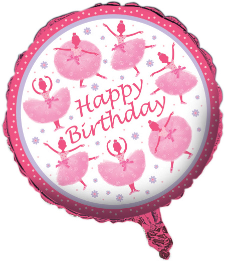 Ballon aluminium Danseuse Ballerine