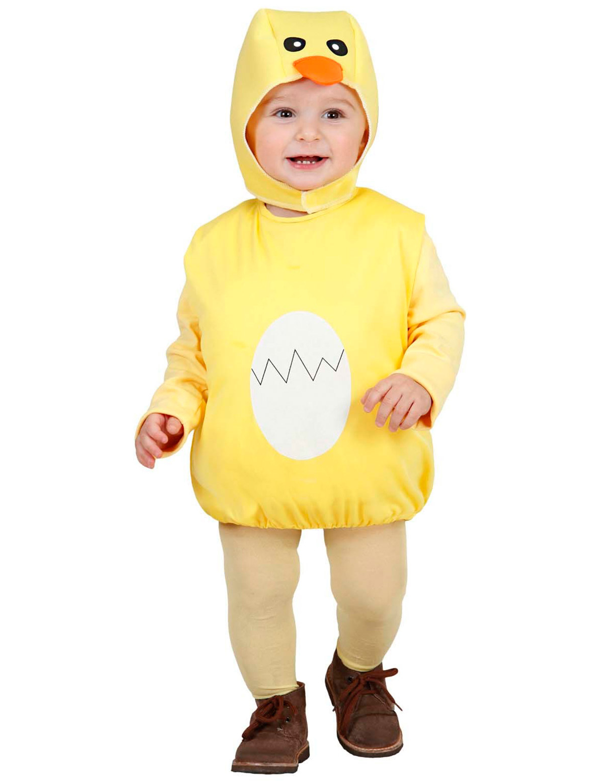Déguisement poussin jaune bébé