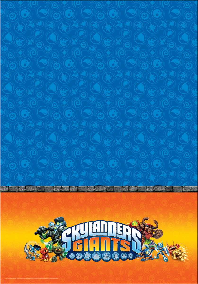 Nappe plastique Skylanders