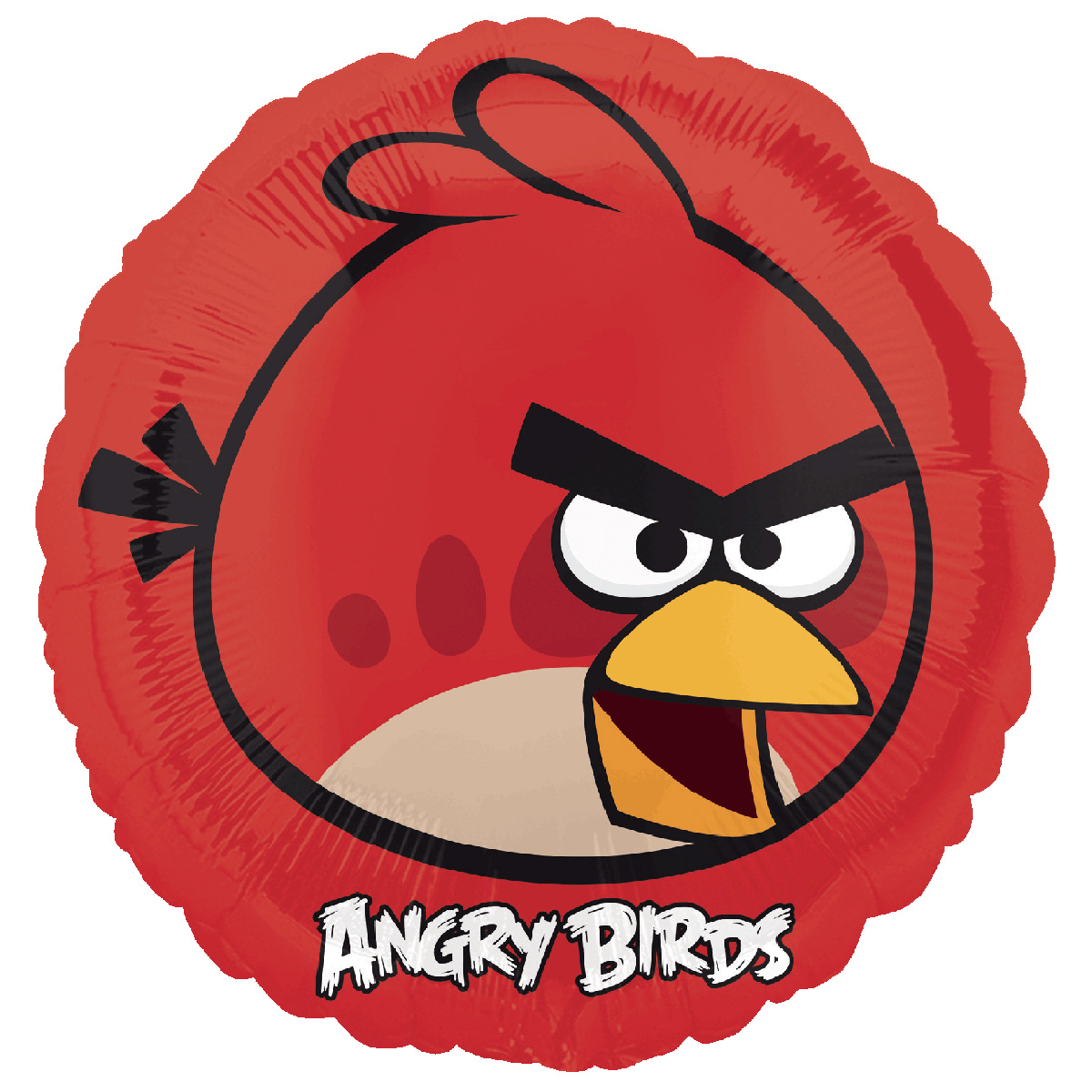 Ballon aluminium rouge Angry Birds
