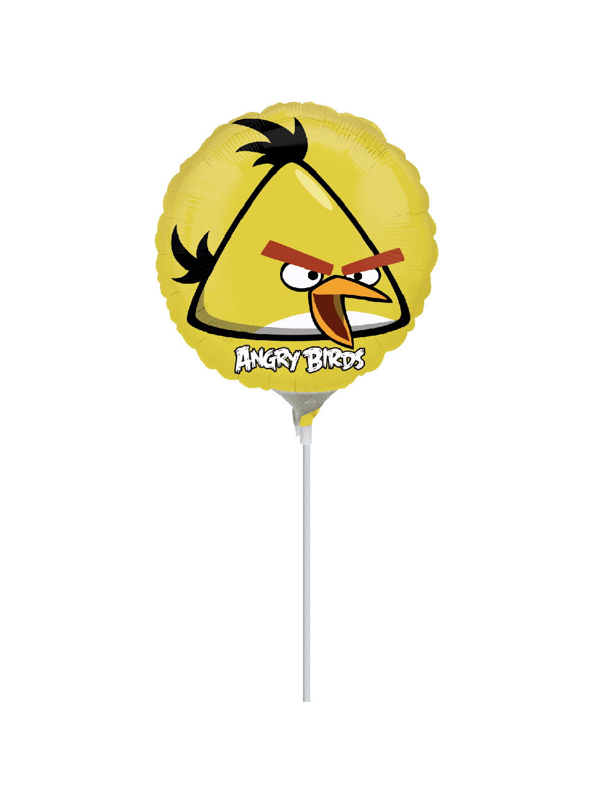 Ballon aluminium jaune Angry Birds 23 cm
