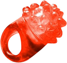 1 bague magique avec LED rouge