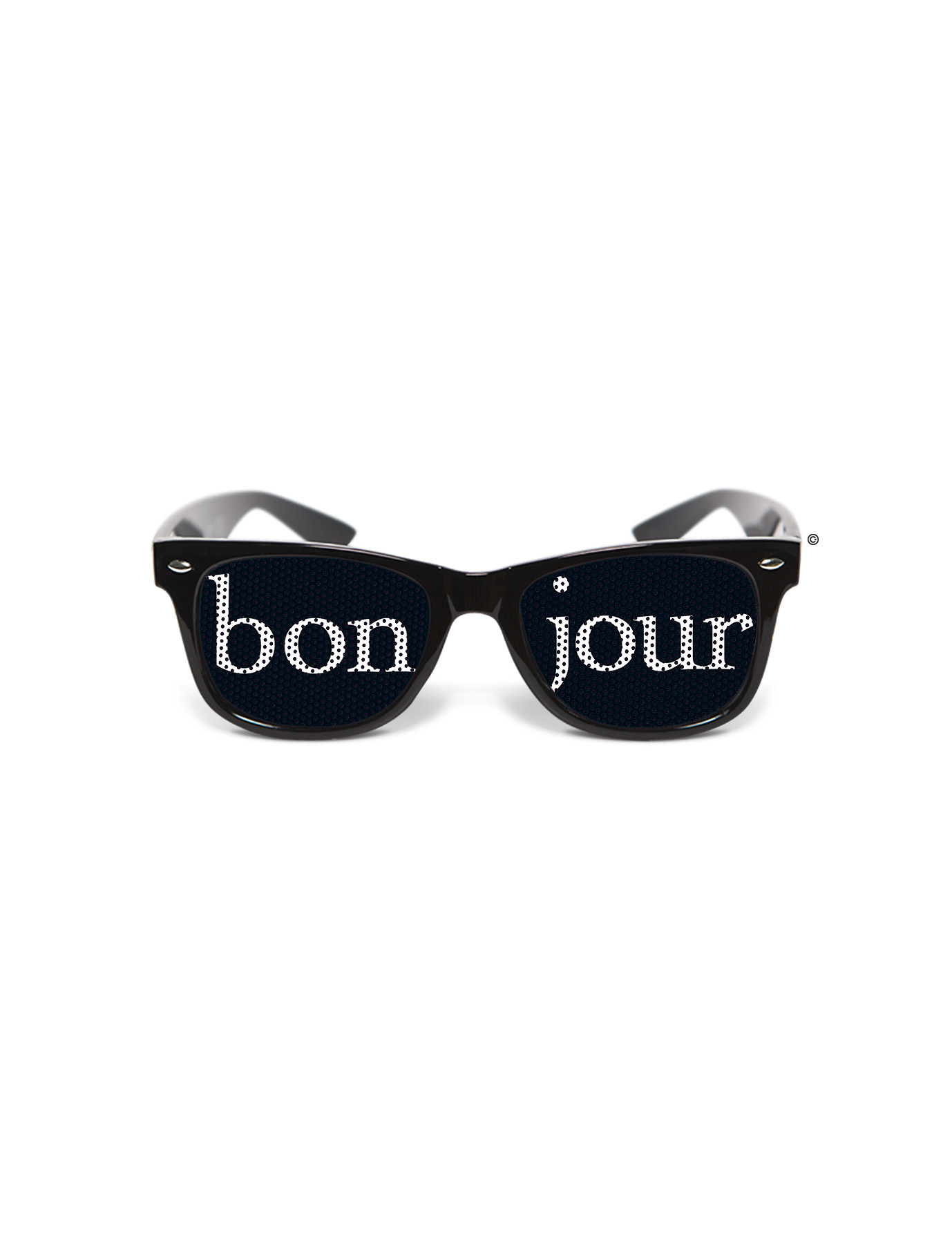 Lunettes humoristiques Bonjour