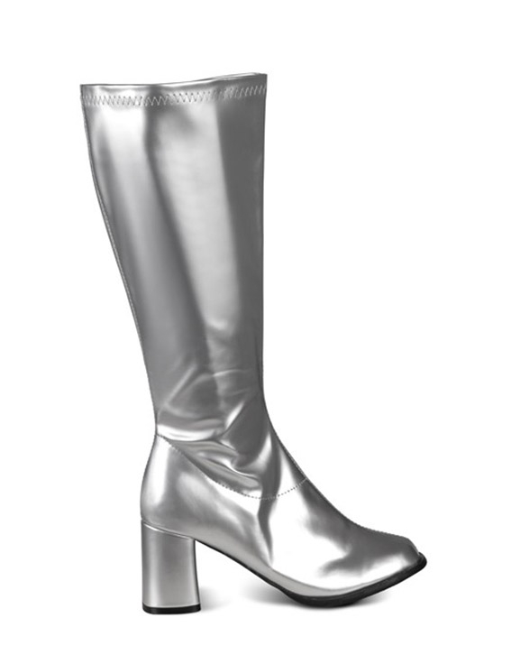 Bottes argentées femme
