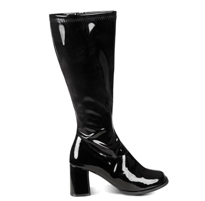 Bottes noires vernies femme