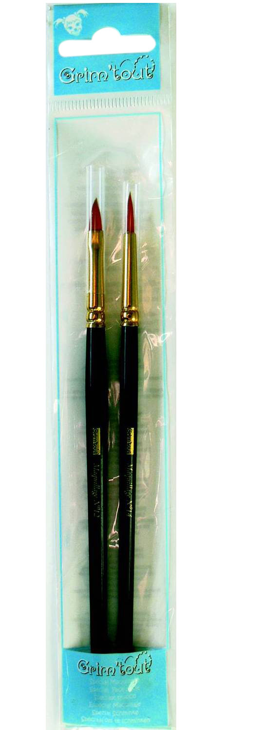 2 pinceaux maquillage Grim'Tout®