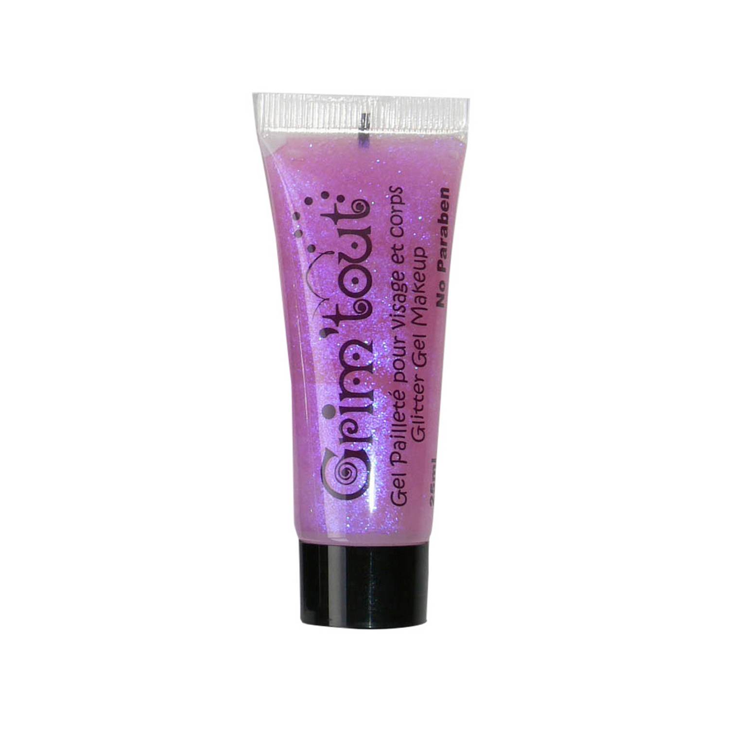 Gel pailleté rose pour visage sans parabène Grim'Tout®