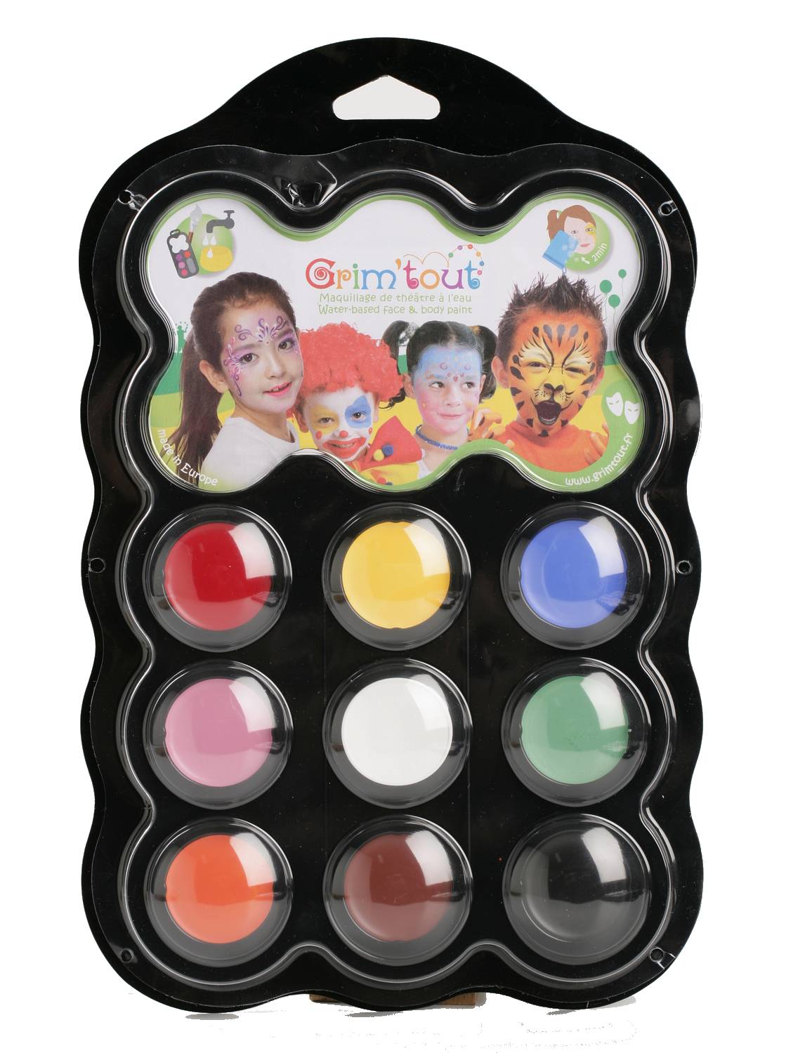 Palette 9 couleurs CarnavalGrim Tout