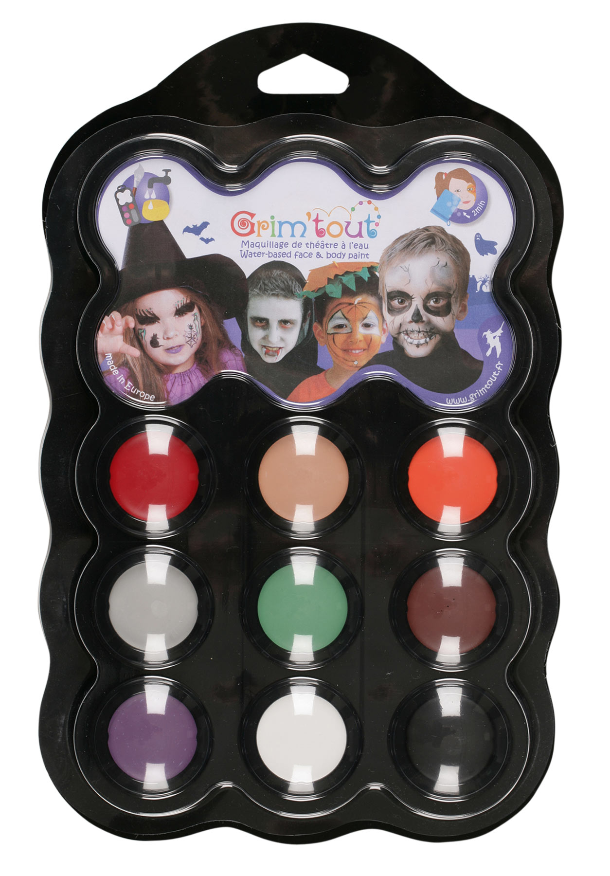 Palette 9 couleurs Halloween Grim Tout