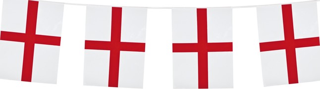 Guirlande fanions papier Angleterre