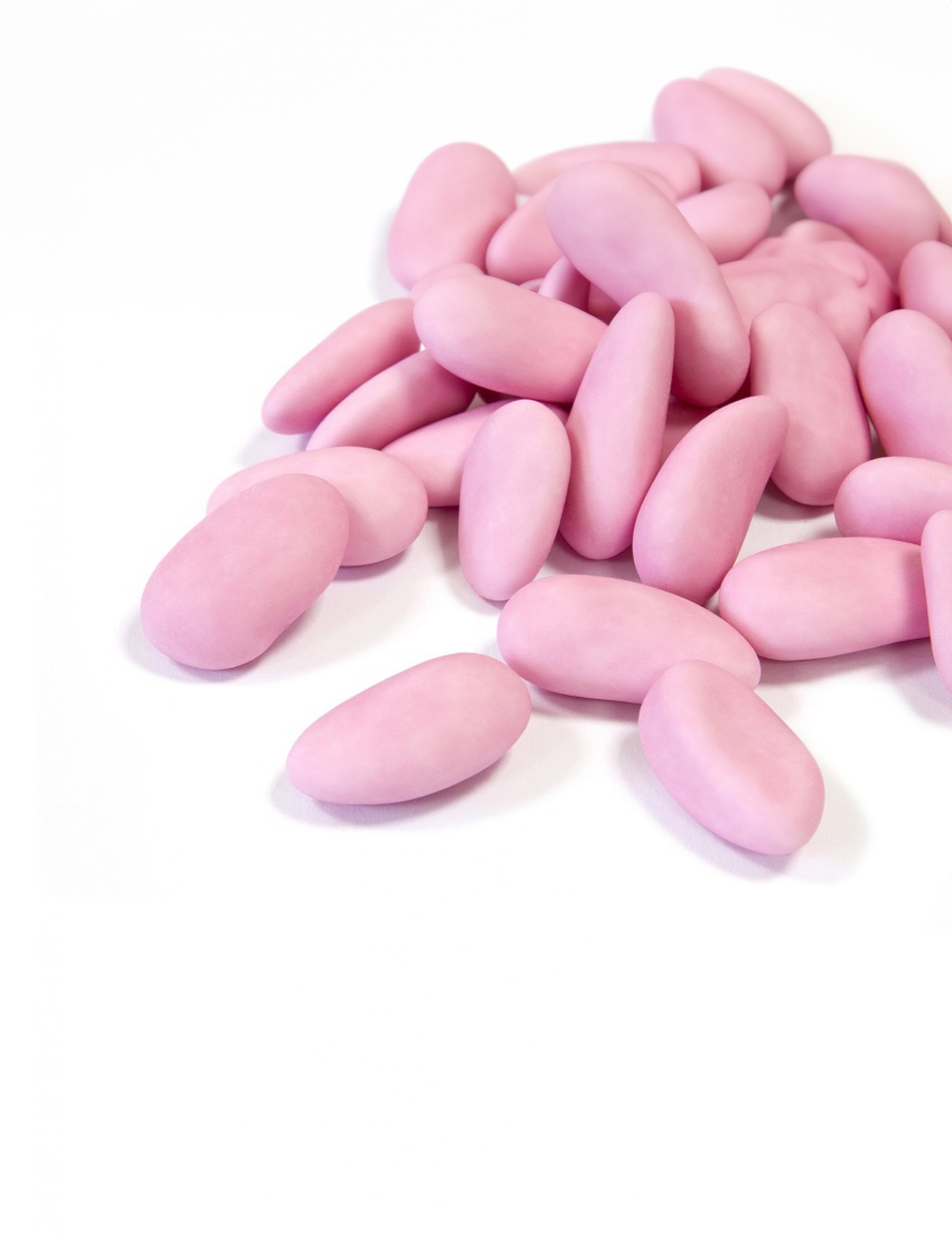 Dragées amandes couleur rose 500 gr pour communion