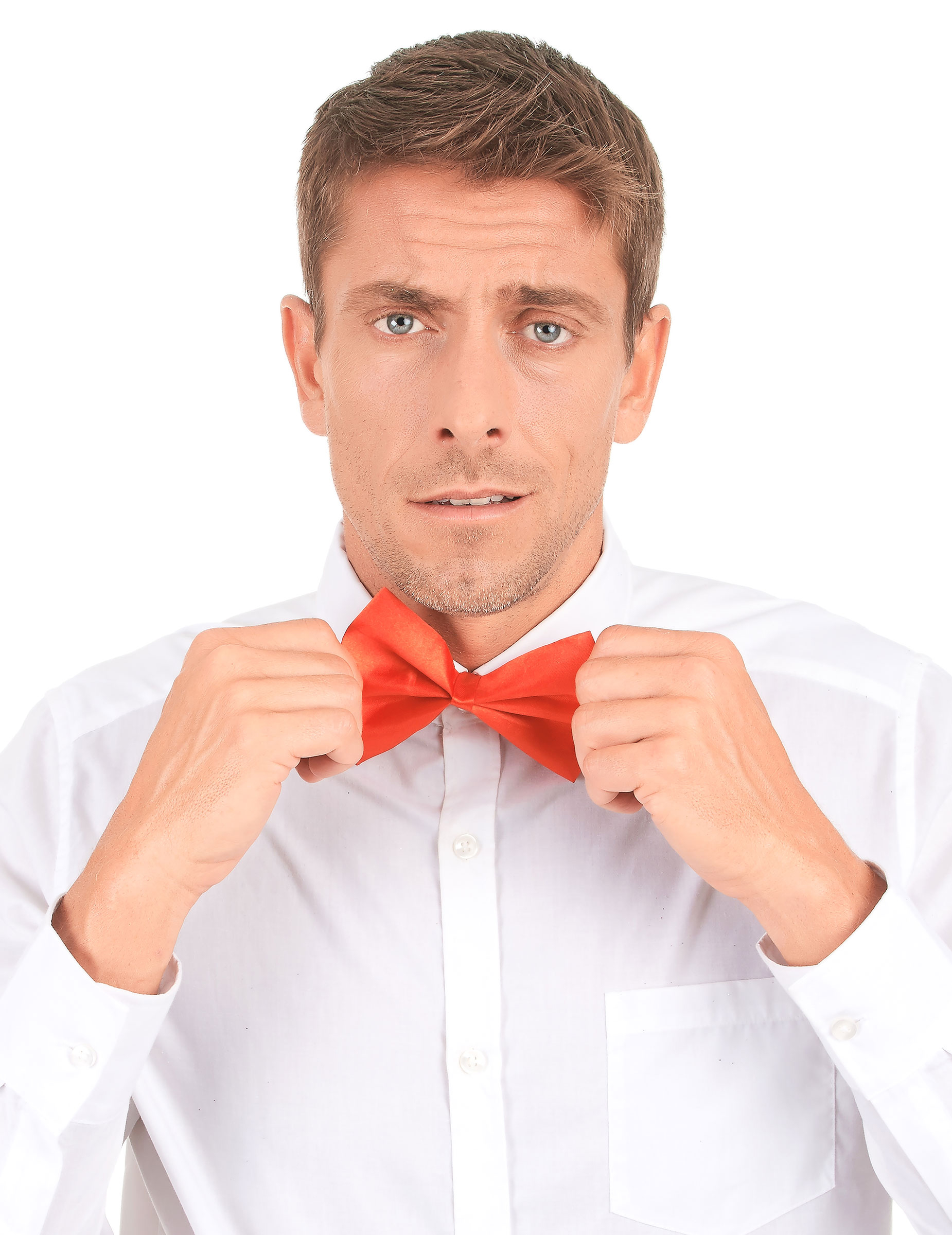 Noeud papillon rouge adulte