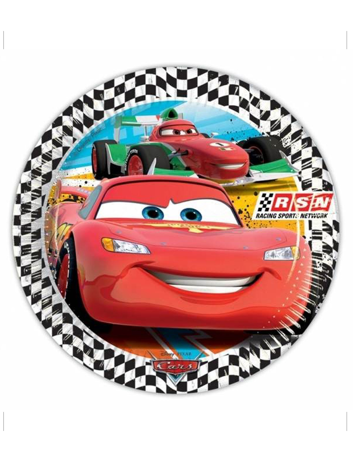 8 assiettes carton Cars RSN