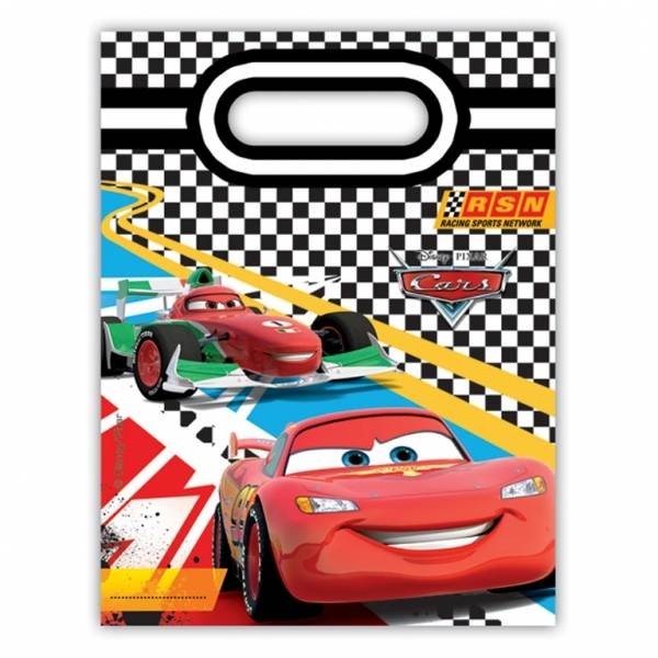 6 sacs plastique Cars RSN