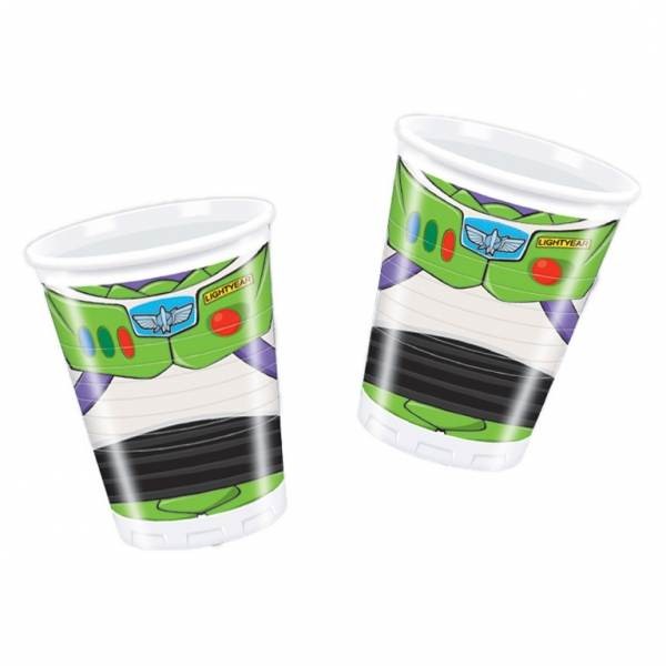 8 gobelets plastique Toy Story Star Power