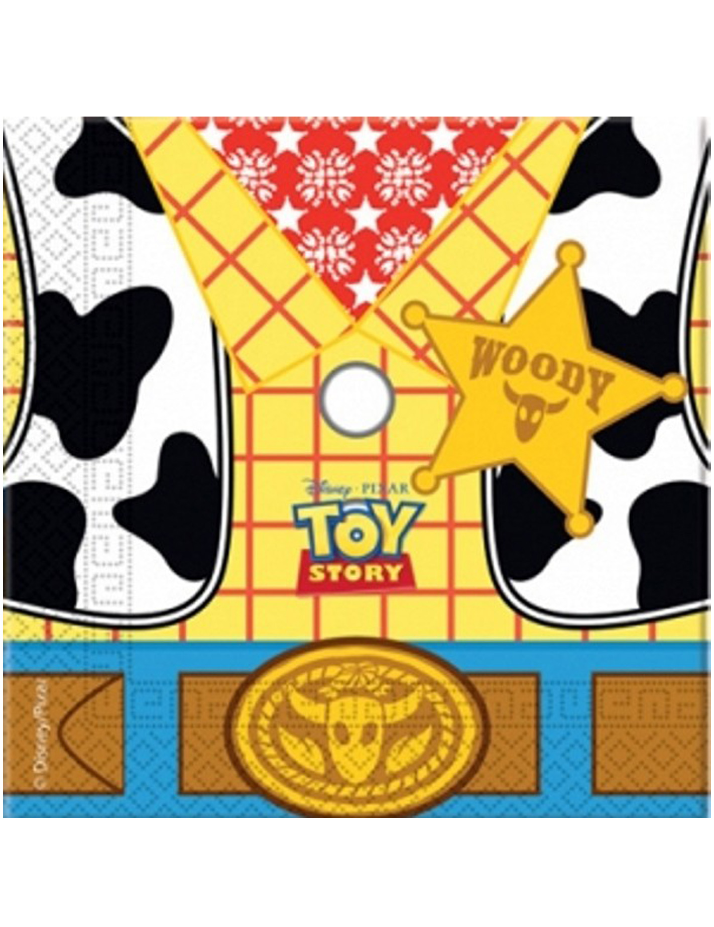 20 Serviettes en papier Toy Story Star Power  33 x 33 cm