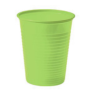 25 gobelets plastique menthe