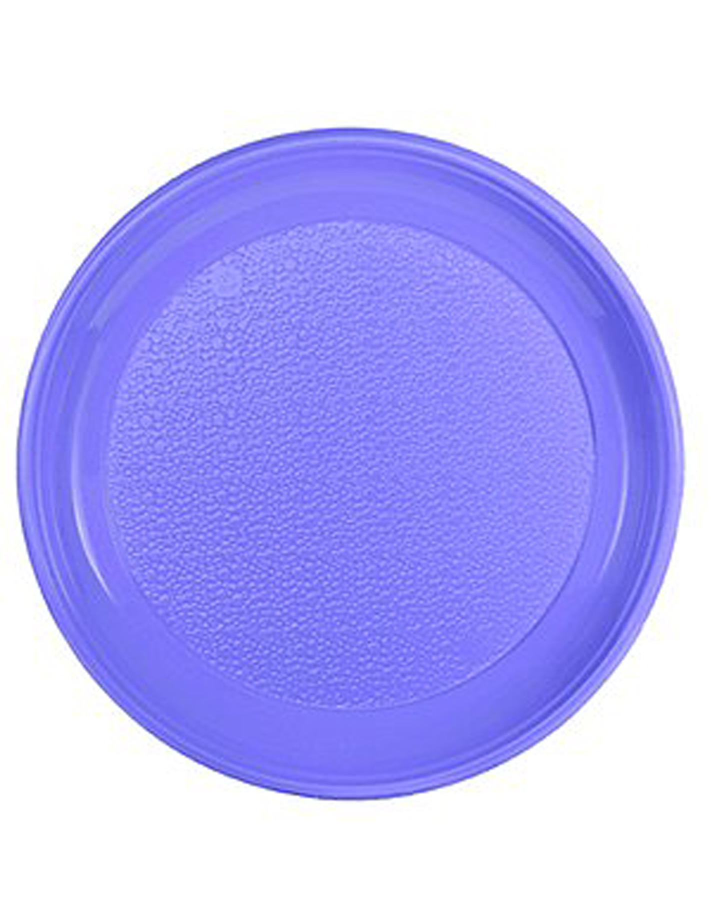 12 Assiettes parme en plastique 25 cm