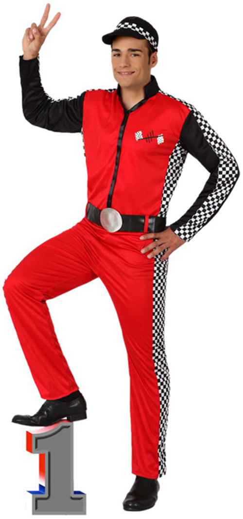 Déguisement pilote de course homme