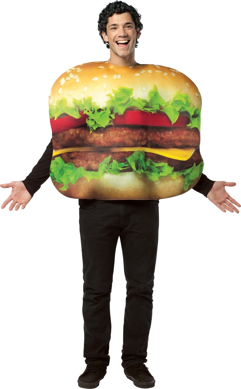 Déguisement hamburger adulte
