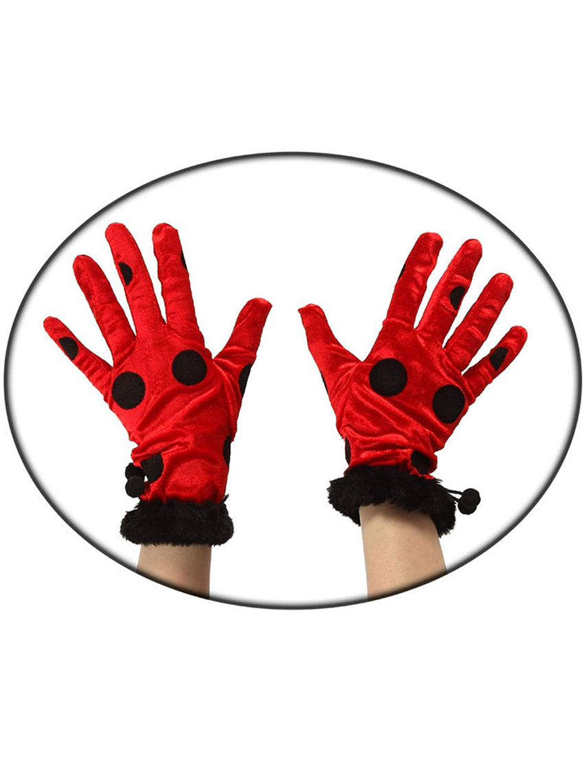 Gants coccinelle adulte