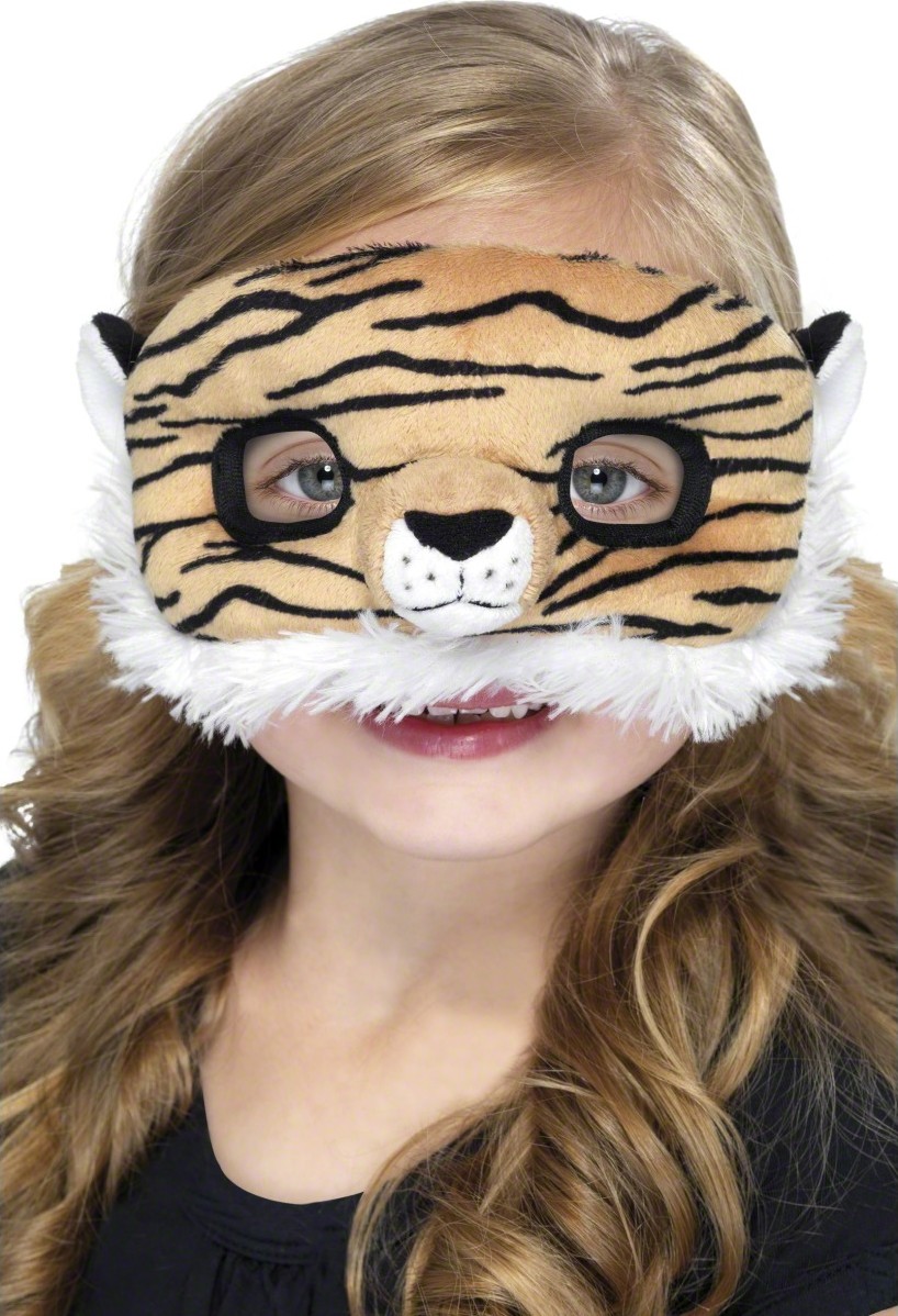 Masque peluche tigre enfant