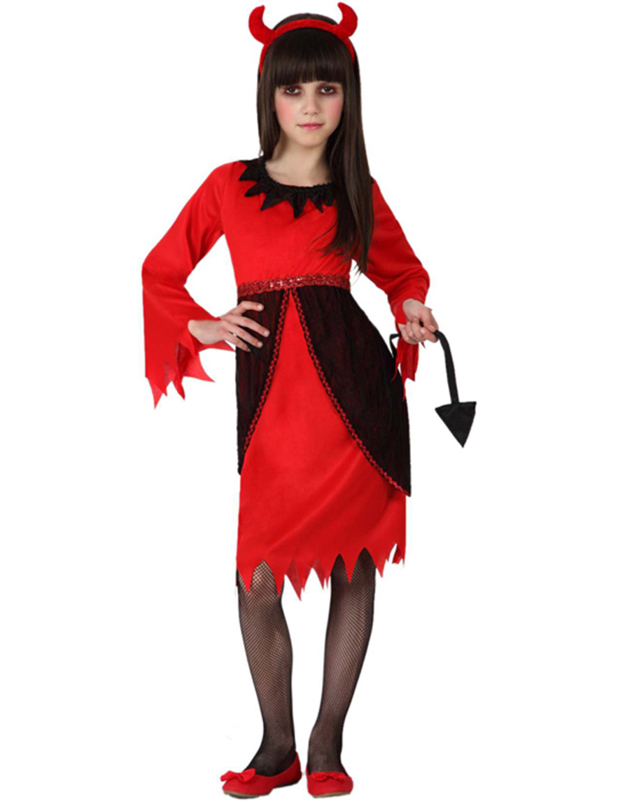 Déguisement diablesse rouge fille