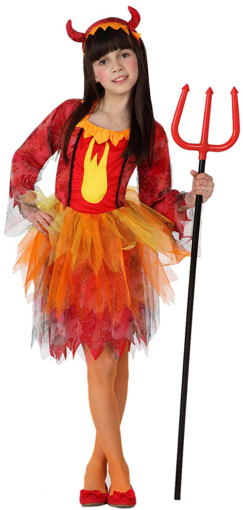Déguisement reine des diablesses fille Halloween
