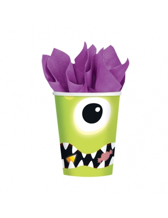 8 gobelets halloween Petits Monstres
