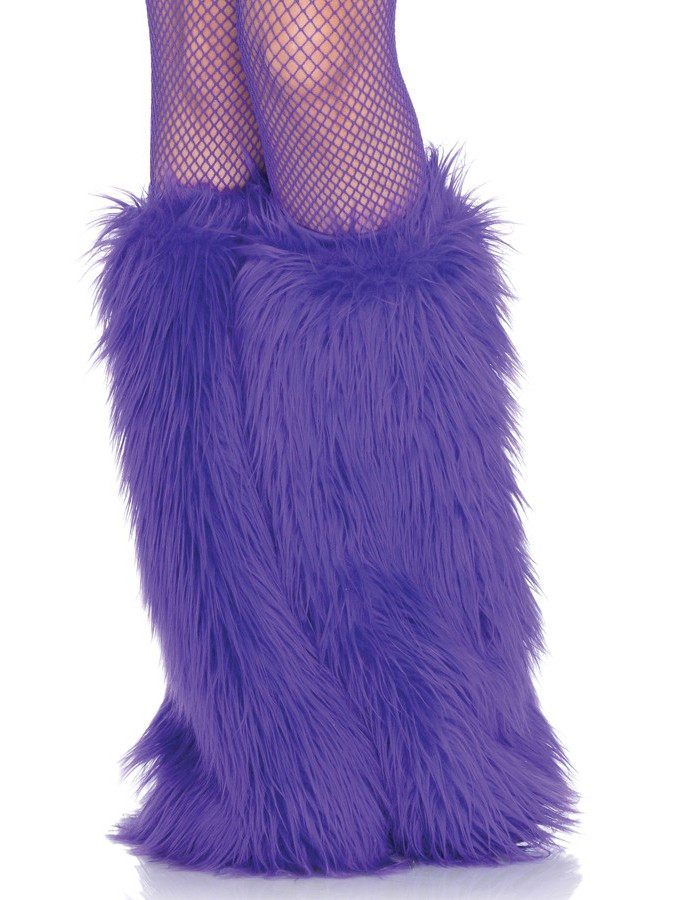 Jambières à poils violettes Luxe