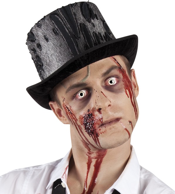 Chapeau haut de forme zombie adulte