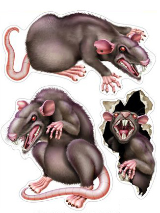 Autocollant rats