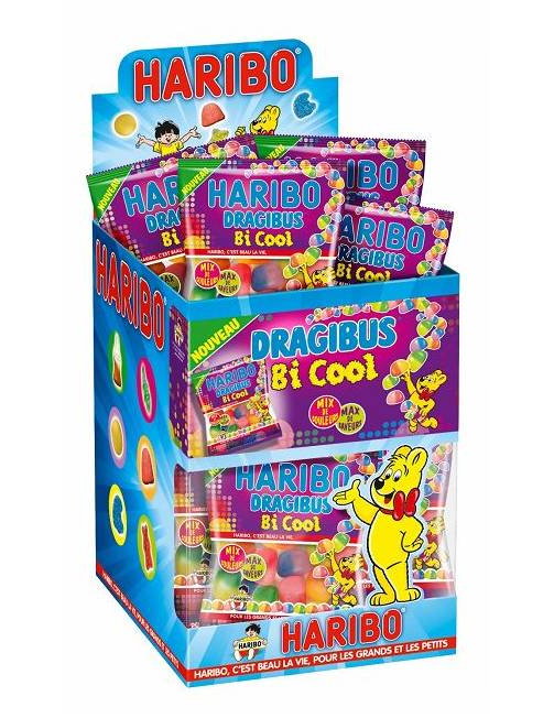 Mini sachet  bonbons Haribo dragibus bi cool