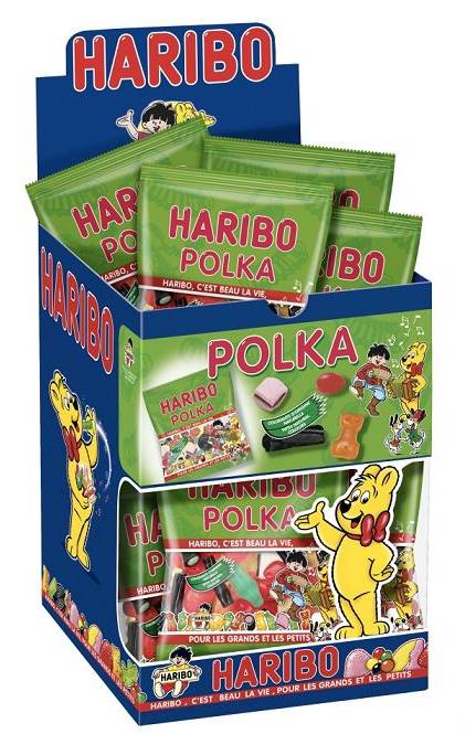 Mini sachet  bonbons Haribo polka