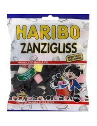 Sachet bonbons zanzigliss Haribo