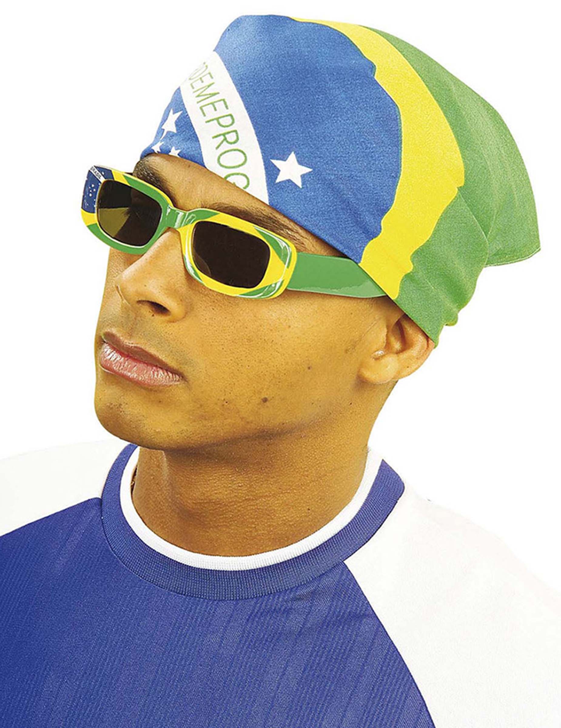 Bandana supporter Brésil 55 x 55 cm
