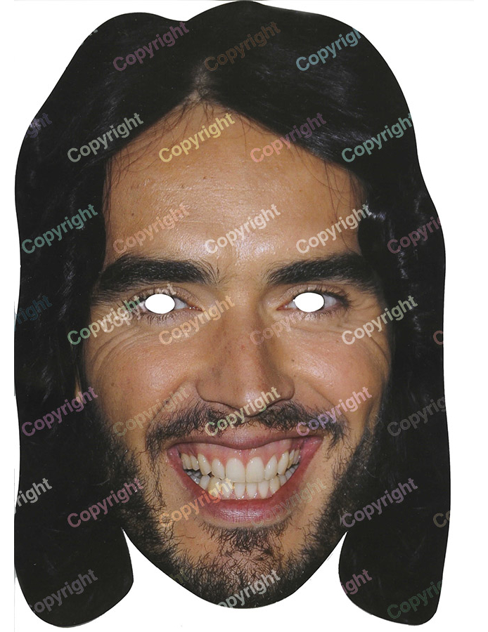 Masque carton Russell Brand