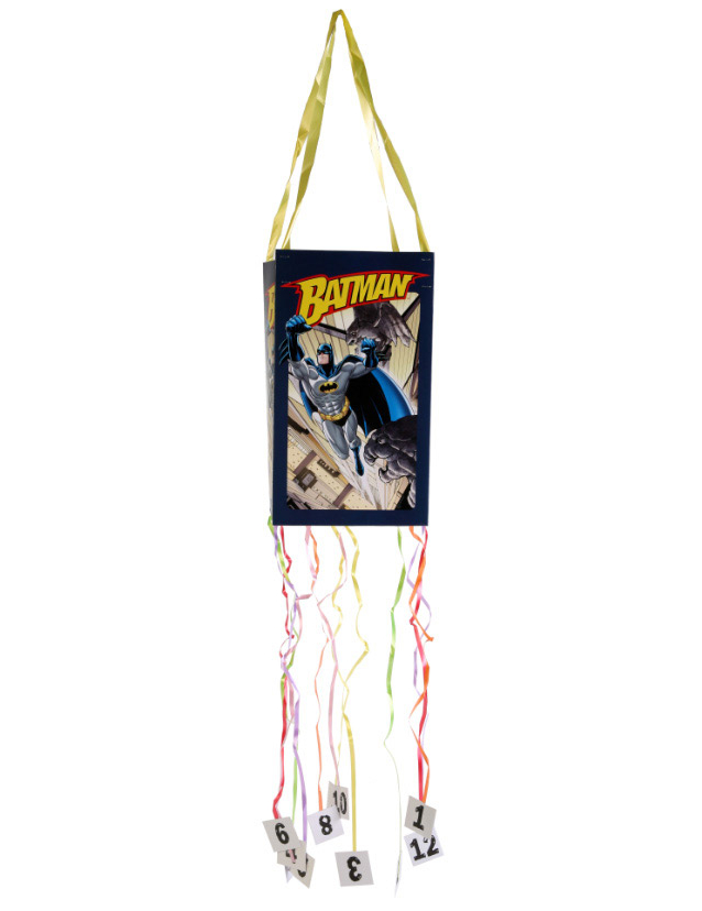 Pinata en carton souple Batman 30 x 18 cm