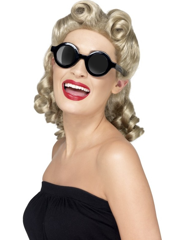 Lunettes rondes noire femme