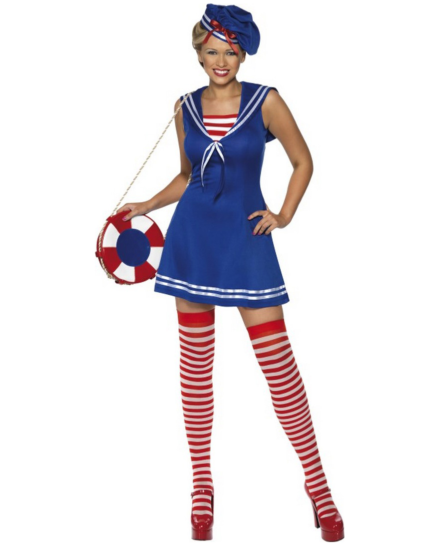 Déguisement marin robe femme