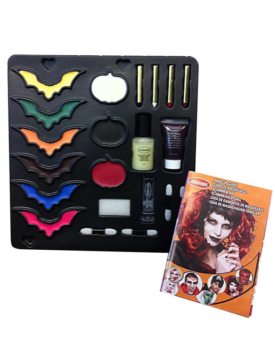 Palette de maquillage et accessoires Halloween