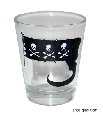 Verre à shooter pirate