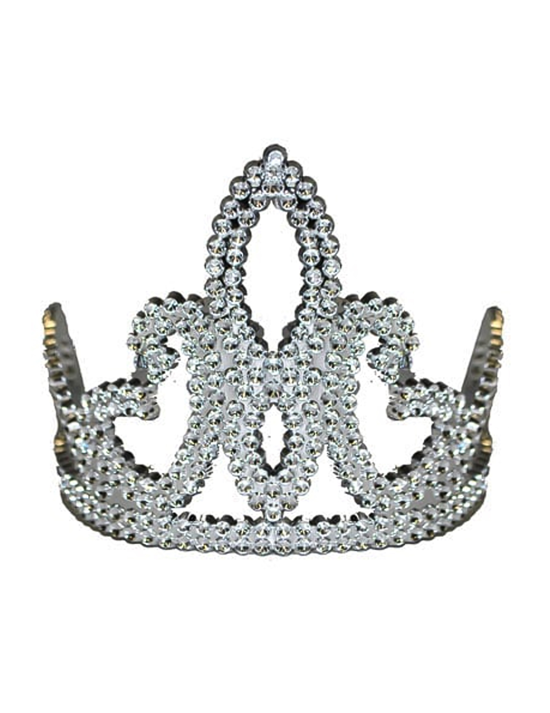 Diadème princesse argenté fille