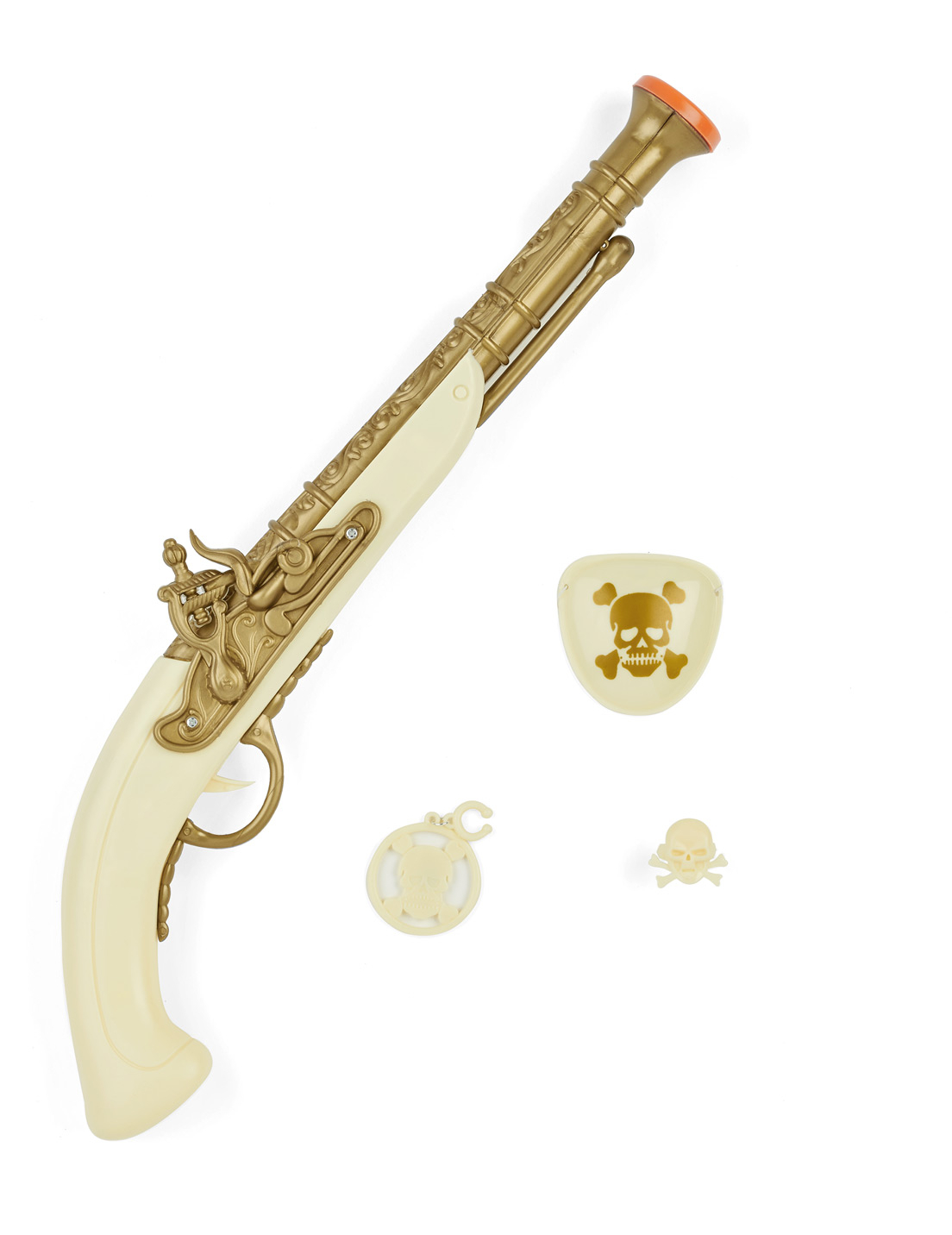 Set pirate blanc en plastique