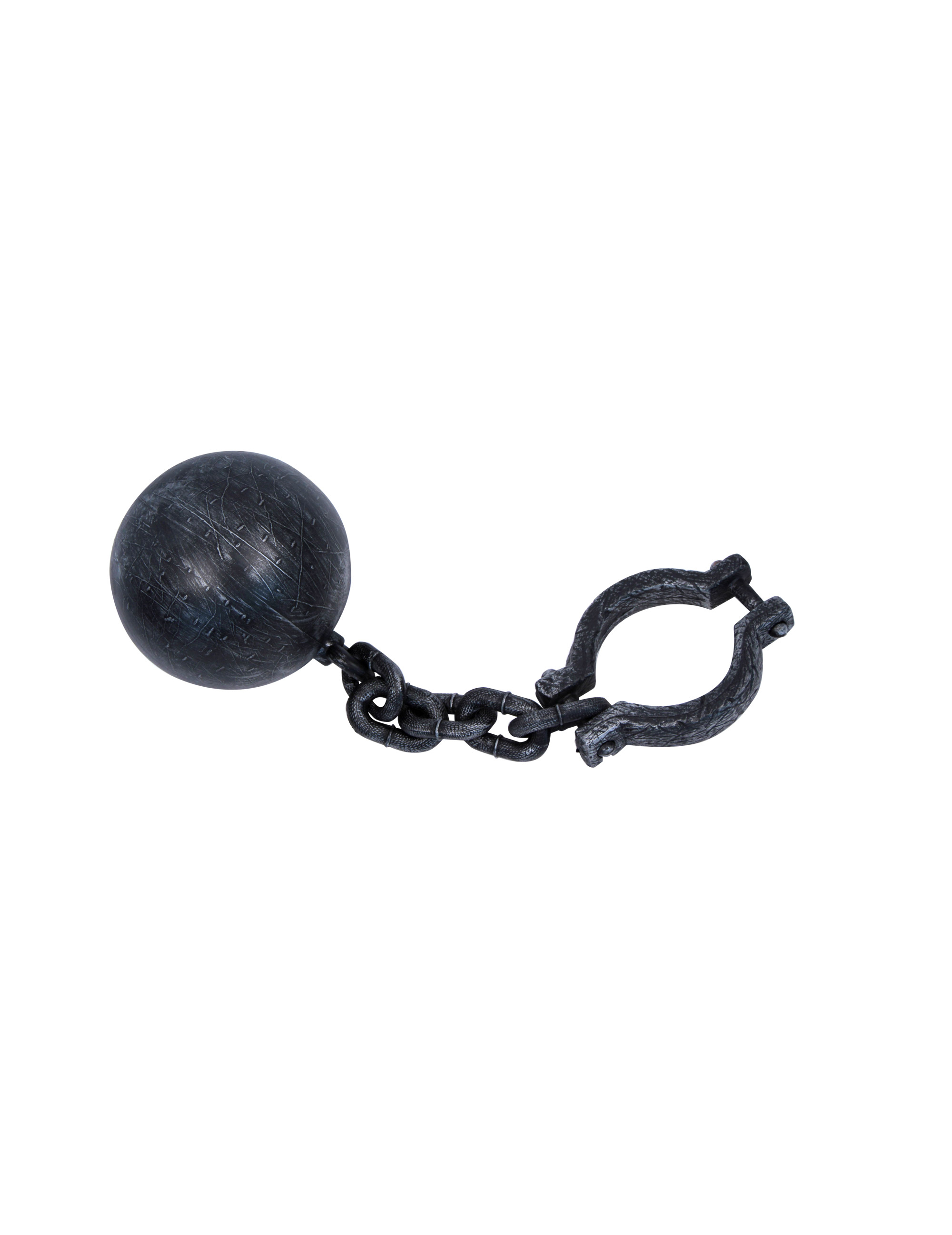 Boulet avec chaine prisonnier adulte