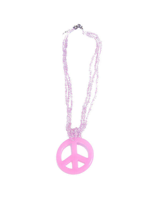Collier hippie rose